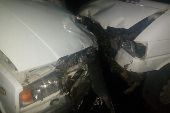 П'яна водійка ВАЗу, разом із пасажиром, потрапили до лікарні після зіткнення з "Фольксвагеном" на Мукачівщині (ФОТО)