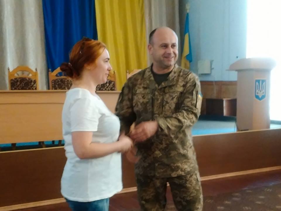 Закарпатська волонтерка отримала відзнаку Міністерства оборони України (ФОТО)