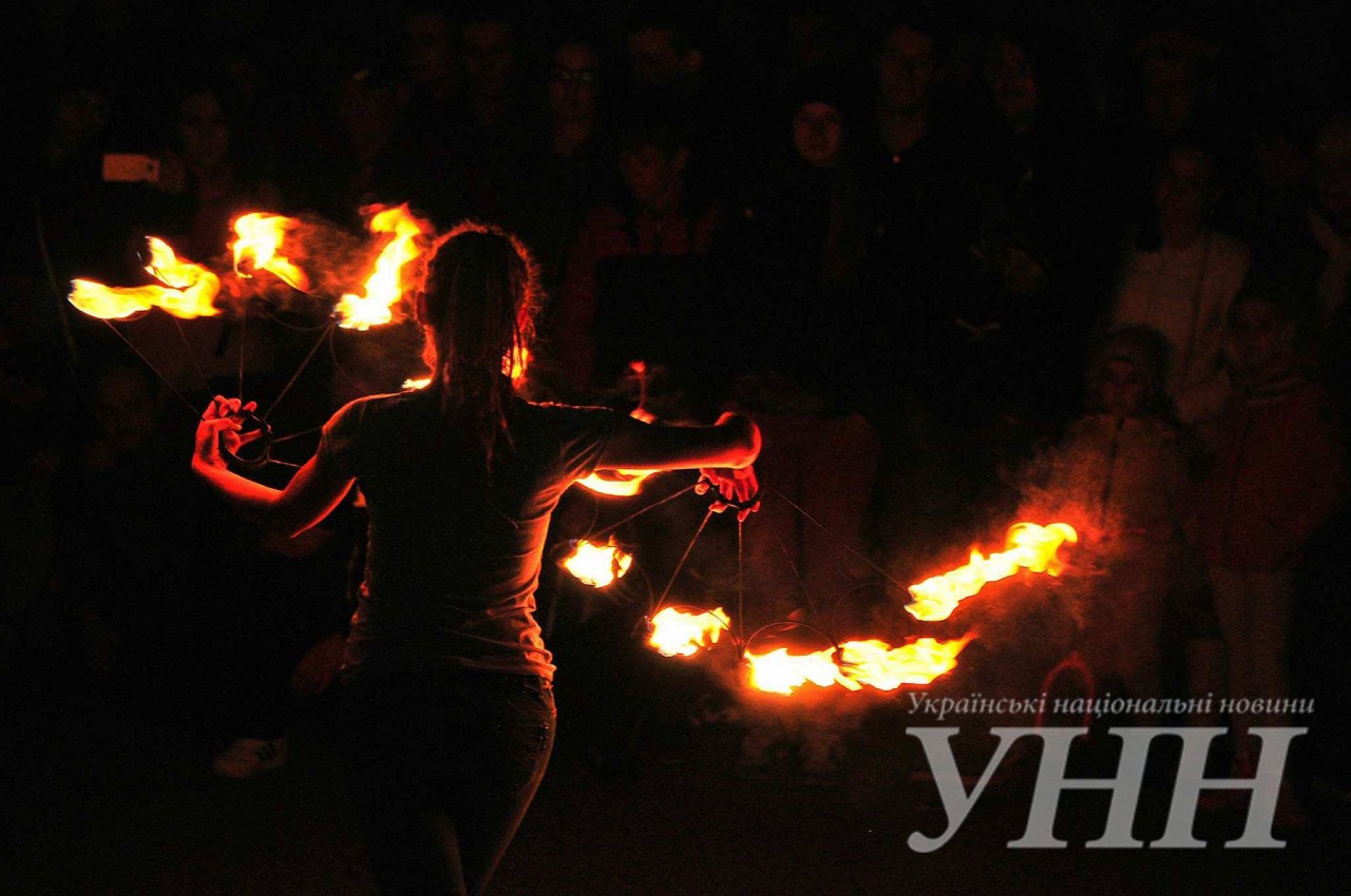В Ужгороді стартував міжнародний фестиваль вогняного мистецтва "FIRE LIFE FEST"