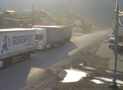 У Виноградові зіткнулися дві вантажівки (ВІДЕО)