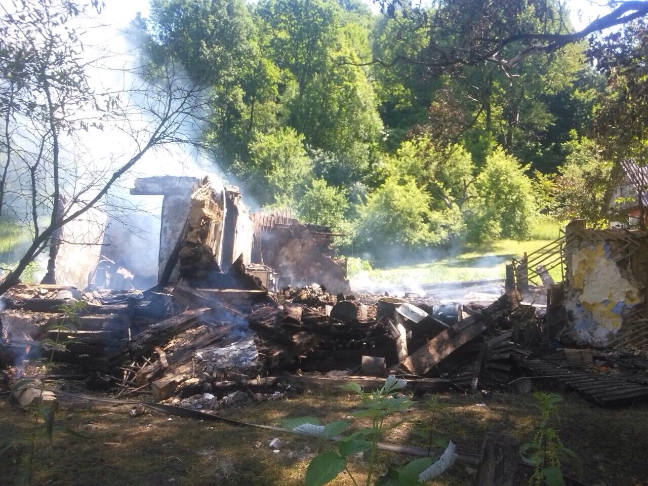 Під час гасіння пожежі на Тячівщині виявили тіло власника домогосподарства (ФОТО)