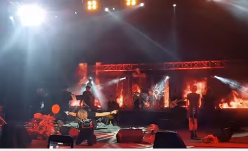 Концерт Олега Винника в Ужгороді відбувся під зливою (ВІДЕО)