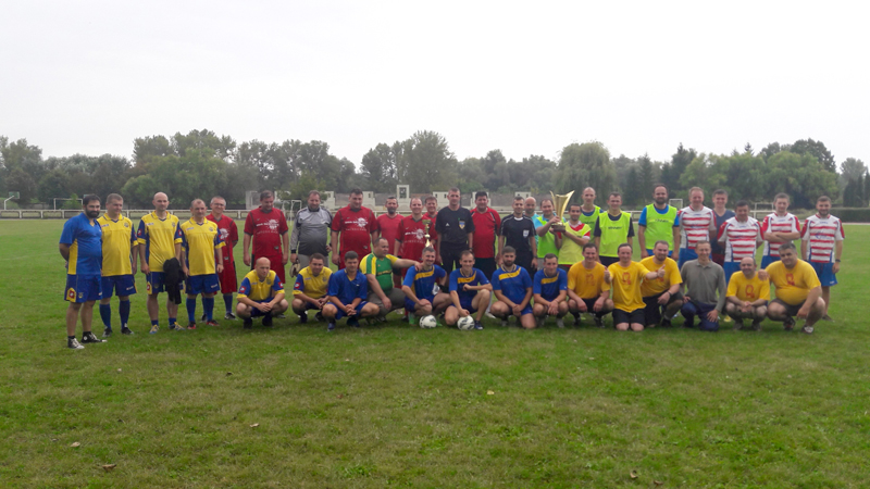 На Виноградівщині священики Мукачівської греко-католицької єпархії грали в футбол