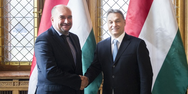Вассиль Брензович і прем'єр-міністр Угорщини Віктор Орбан