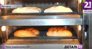 Із початку року на Закарпатті на 1-1,5 грн здорожчав хліб (ВІДЕО)