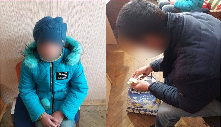 В Івано-Франківську закарпатець змусив маленьку доньку жебракувати (ФОТО)