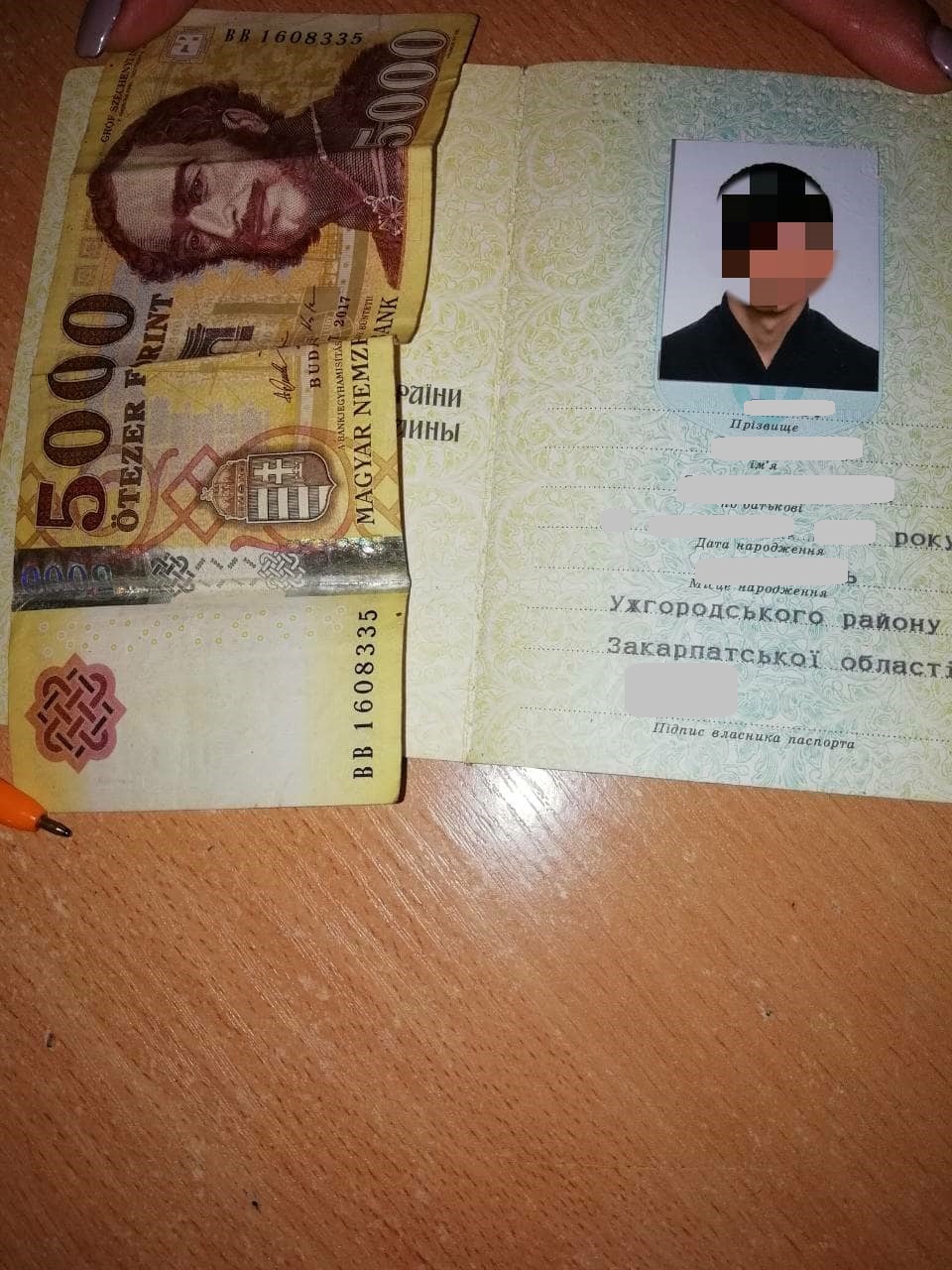 Виїхавши за угорським паспортом, закарпатець намагався повернутися вже за українським і за 500 форинтів хабара