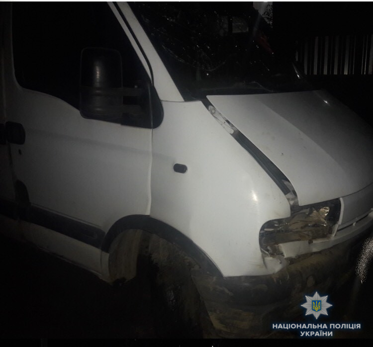 На Мукачівщині п'яний водій мікроавтобуса вчинив ДТП і втік, покинувши 5-ох травмованих пасажирів, серед яких – 2 дітей (ФОТО)