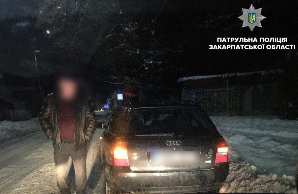 Упродовж нічної зміни патрульні виявили в Ужгороді і Мукачеві шістьох водіїв напідпитку (ФОТО)