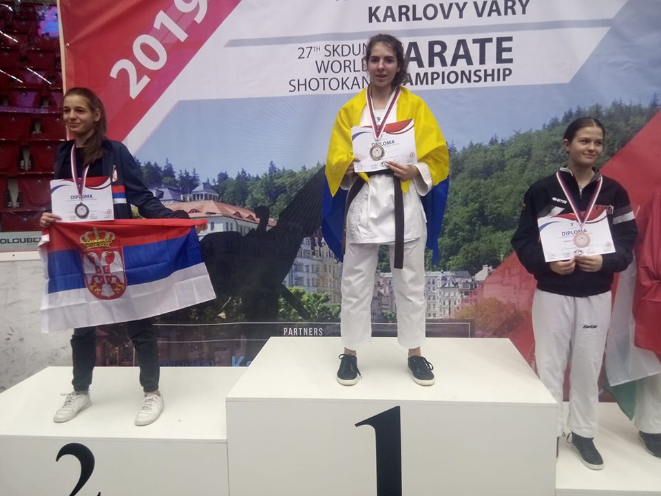 Закарпатка Софія Фабрицій стала чемпіонкою світу з карате (ФОТО, ВІДЕО)