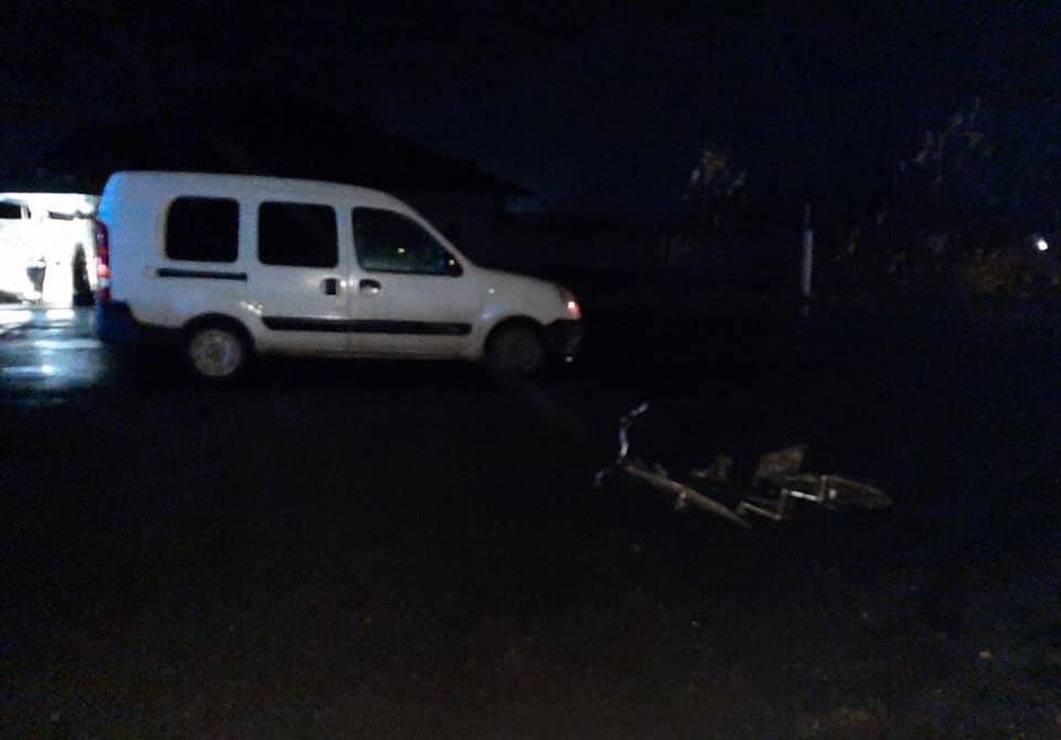 У Баранинцях під Ужгородом Renault збив велосипедиста (ФОТО)