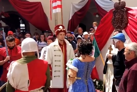 У мукачівському замку "Паланок" знову відтворять весілля Ілони Зріні та Імре Текелі (ВІДЕО)