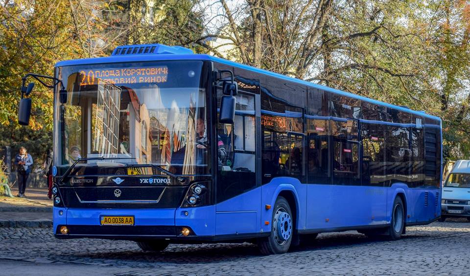 В Ужгороді оновили графіки руху міських автобусів №№20 та 158