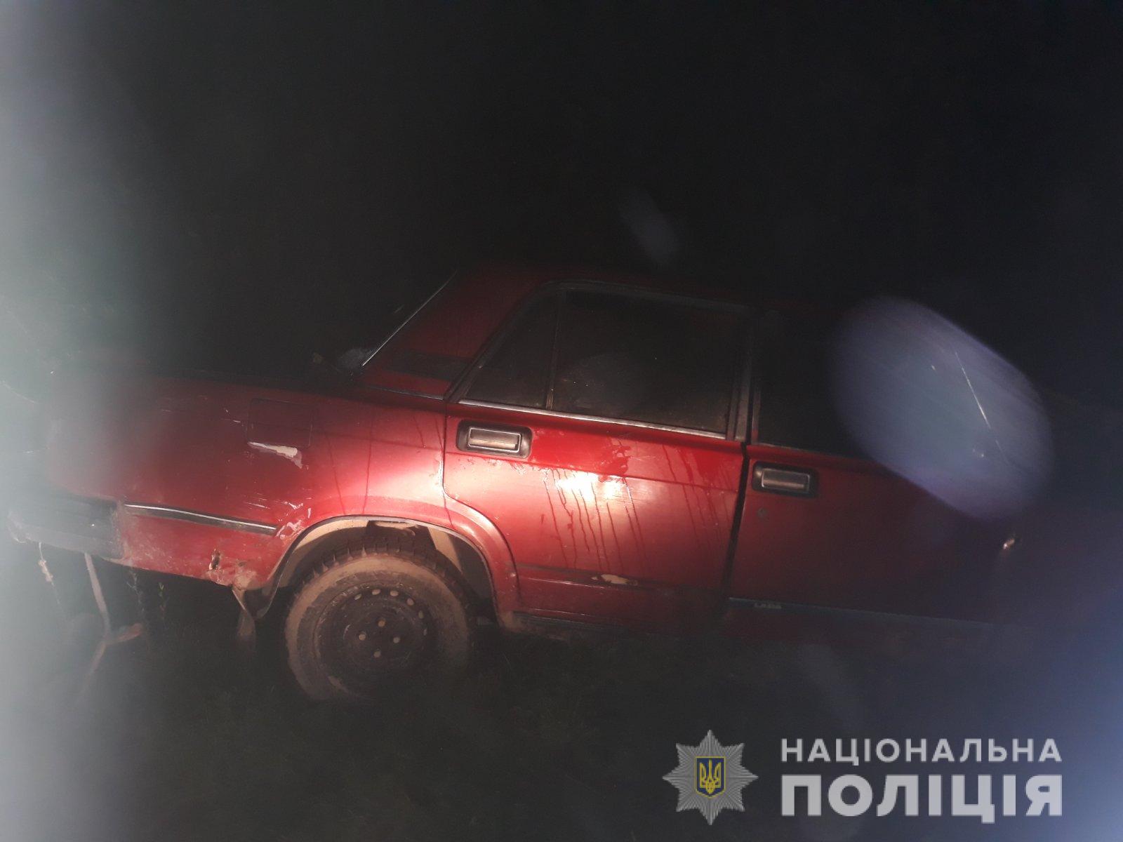 На Берегівщині водій ВАЗу із 2,8 проміле алкоголю в крові з’їхав з дороги в кювет (ФОТО)