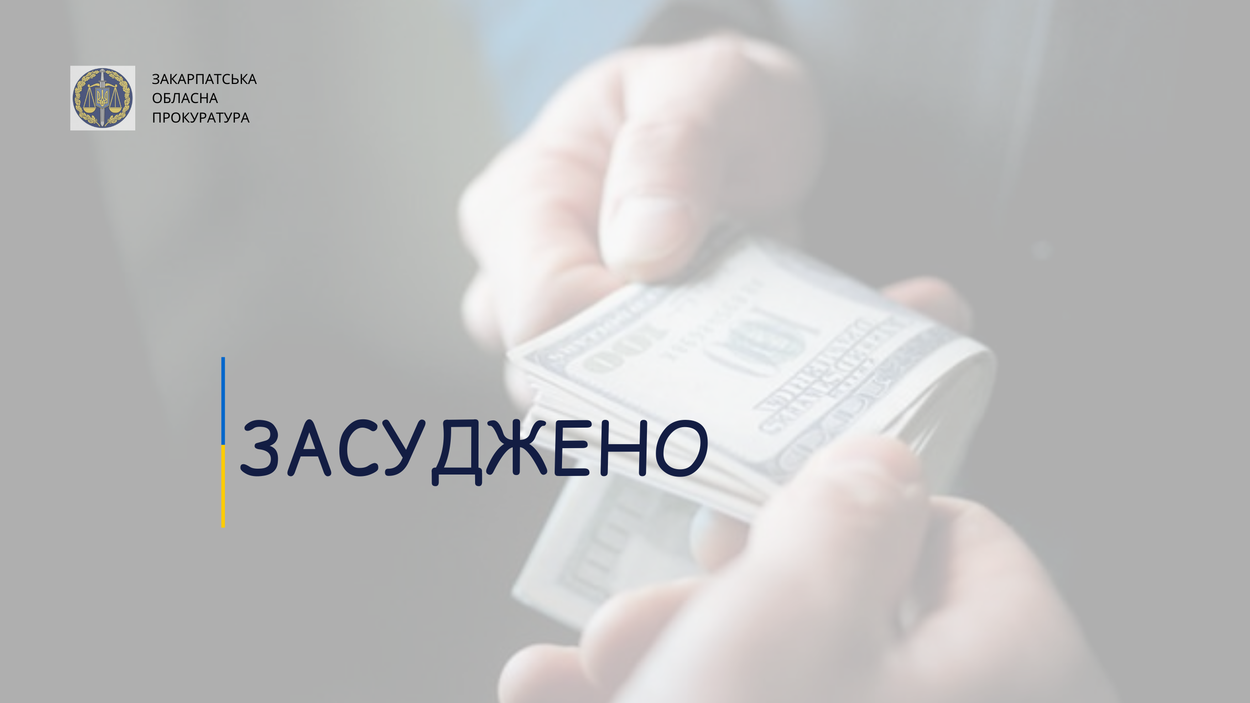 Жительці Одещини на Закарпатті присудили 8,5 тис. грн штрафу за хабар прикордоннику