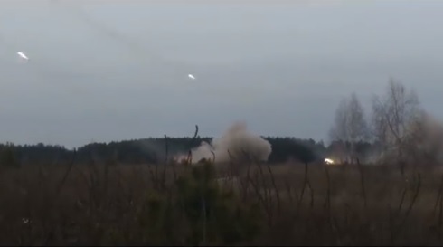 Реактивна артилерія 128-ї закарпатської бригади знищила російську понтонну переправу (ВІДЕО)
