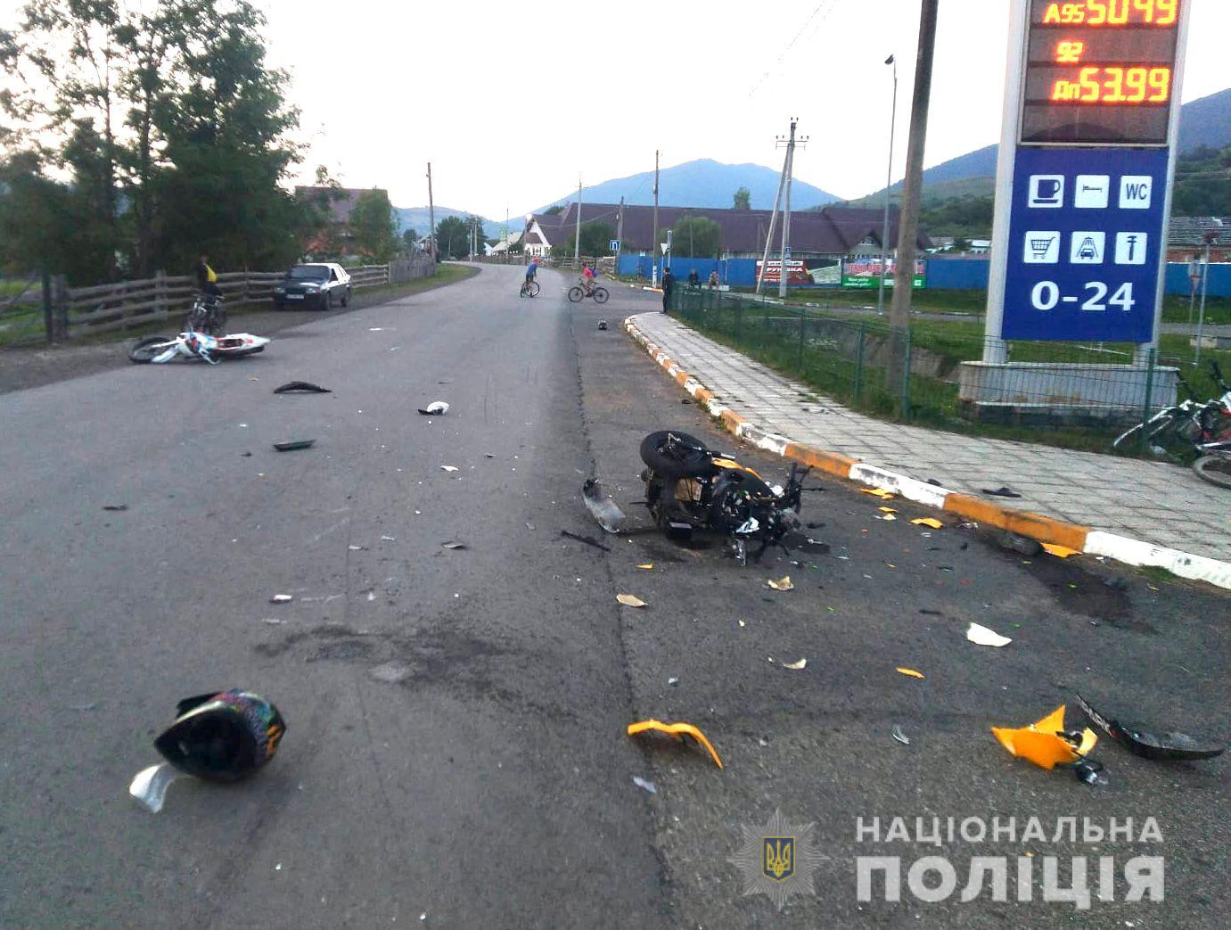 У Синевирі на Закарпатті загинув 15-річний скутерист, зіткнувшись з мотоциклом (ФОТО) 