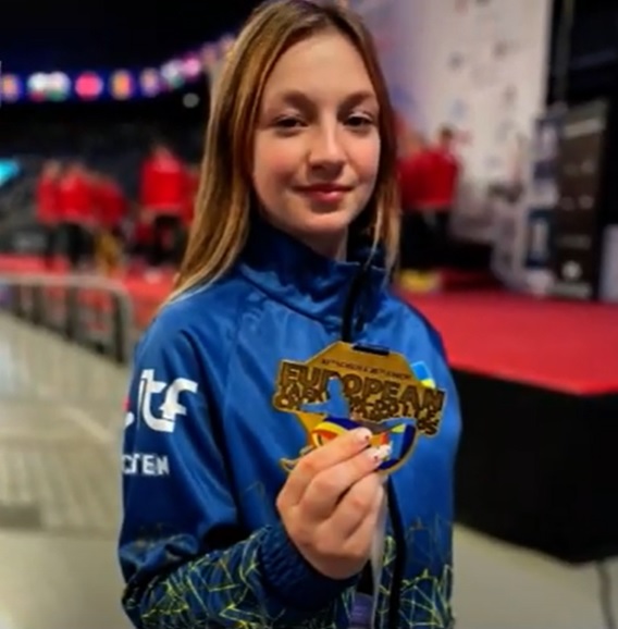 Ужгородка Марія Королович — чемпіонка Європи з таеквон-до (ВІДЕО)