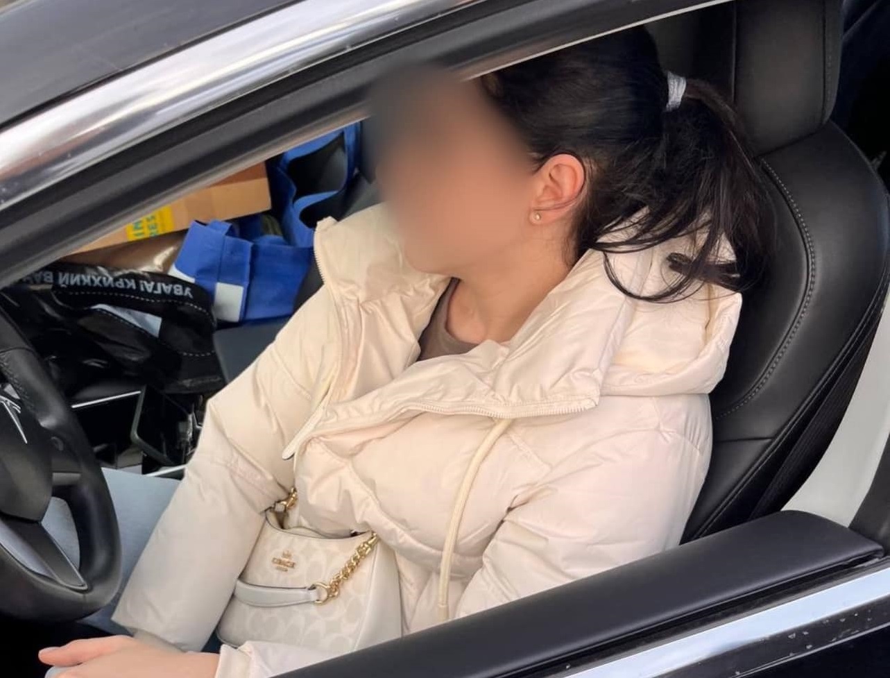 На Закарпатті по відео свідка водійку "Тесли" оштрафували за порушення на "зебрі" (ФОТО)