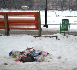 Ужгородці свинячать на вулицях, але міську владу слід би оштрафувати за нестачу урн для сміття