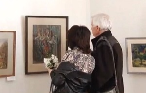 У Мукачівській картинній галереї відкрилася весняна виставка (ВІДЕО)