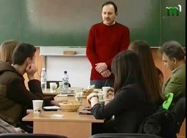 Студенти УжНУ влаштували чаювання із Мирославом Дочинцем (ВІДЕО)
