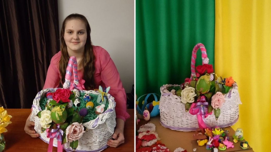 12-річна ужгородка, створивши великодній кошик з паперу, здобула І місце у міжнародному конкурсі (ФОТО)