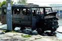 На закарпатській Тячівщині згорів мікроавтобус "Мерседес"