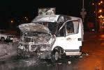 Внаслідок підпалу на Хустщині згоріли два мікроавтобуси «Mercedes»  