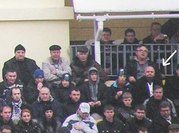 Гамулу сьогодні сфотографували на матчі "Зорі" з "Шахтарем" у Луганську (ФОТО)