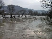 Через сильні опади і підняття рівнів води на річках в Закарпатській області оголосили штормове попередження