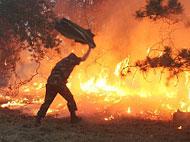 На Великоберезнянщині через спалювання сухотрав'я згорів автомобільний причіп