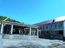 Будівництво школи в с. Новоселиця Тячівського району