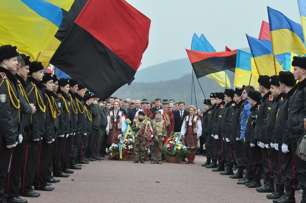 Закарпатці вклонилися подвигу героїв Карпатської України (ФОТО, ВІДЕО)