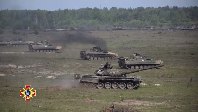 Міноборони оприлюднило відео навчань 128-ї бригади (ВІДЕО)