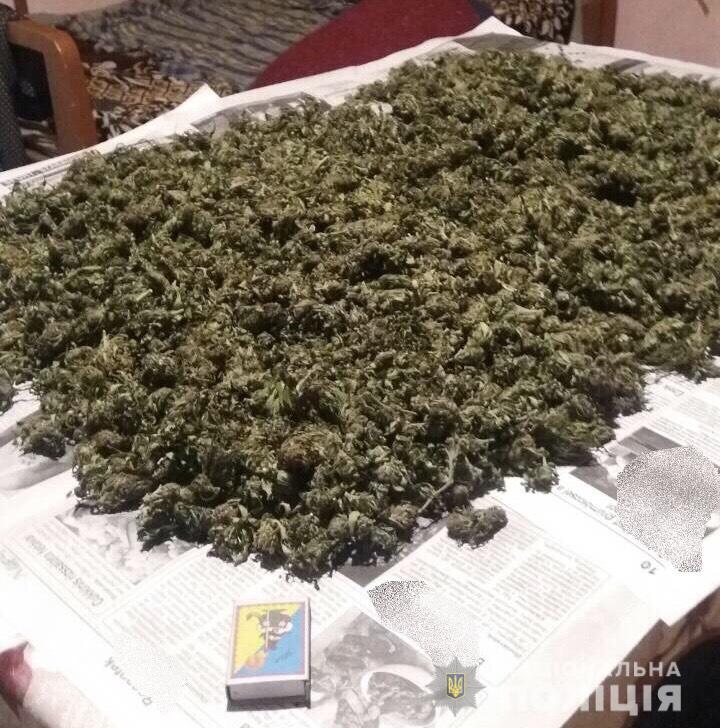 Понад 1 кг марихуани знайшли в будинку раніше судимого за наркозлочини мешканця Виноградівщини (ФОТО)