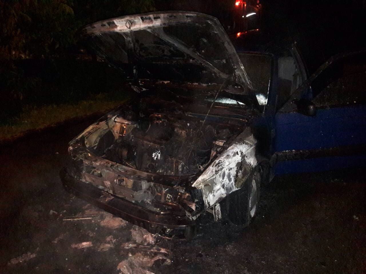 У Виноградові вчора під час руху загорівся Volkswagen Passat (ФОТО)
