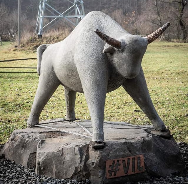 У Міжгір'ї відкрили "гербову" скульптуру вола (ФОТО)