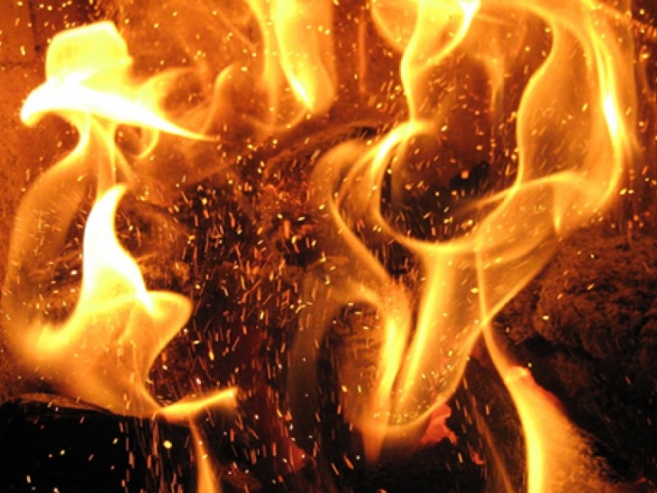 На Мукачівщині в пожежі згоріли сіно, дрова та 2 мопеди