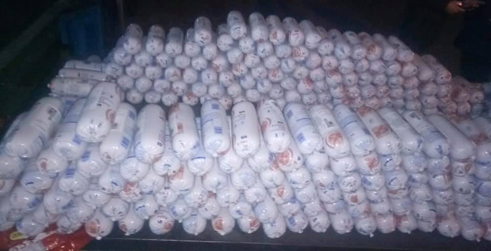 На МП "Тиса" в закарпатця вилучили 303 кг ковбаси (ФОТО)