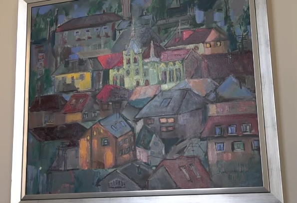 У Мукачеві триває виставка картин художників-учасників живописного пленеру "Мукачівська весна- 2020" (ВІДЕО)