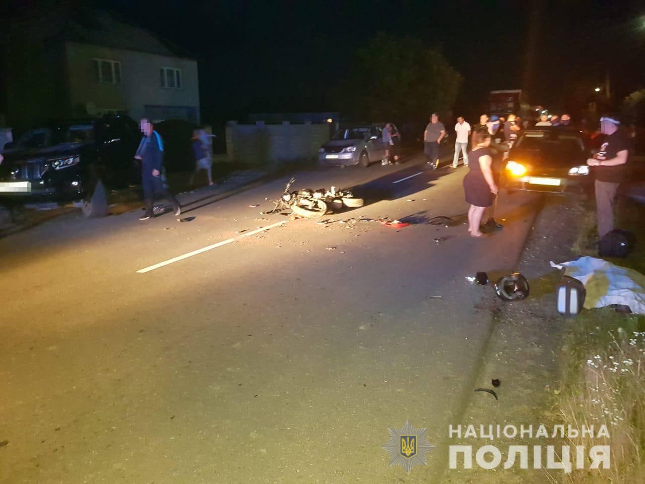 За фактом ДТП за участі депутата Виноградівської райради, в якій загинув 18-річний мотоцикліст, розпочато кримінальне провадження (ФОТО)