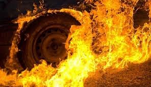 У Берегові пожежа знищила Audi А6