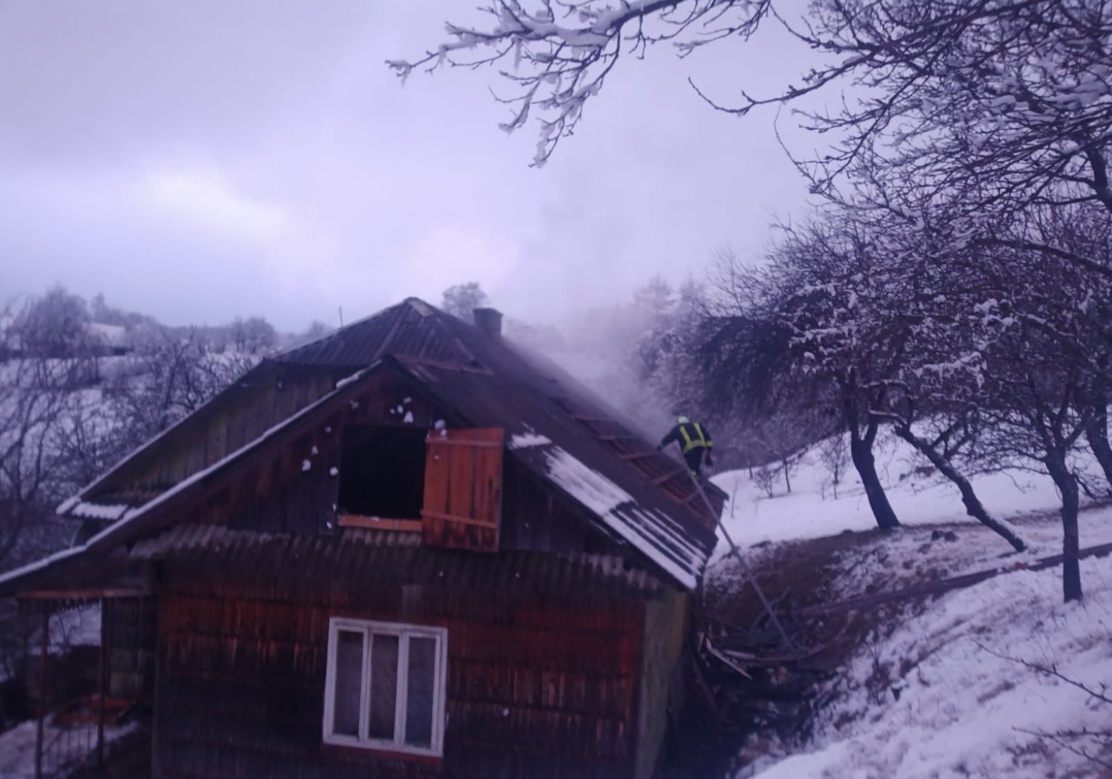 На Воловеччині на Різдво в пожежі загинув чоловік (ФОТО)