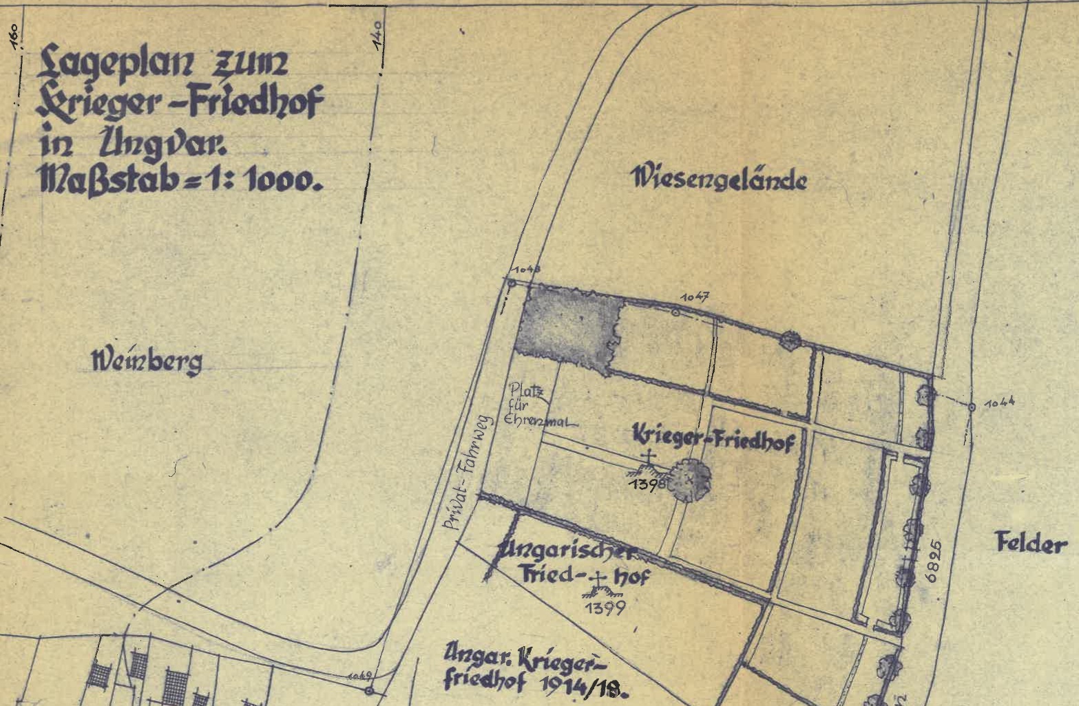 Ексклюзив: СХЕМИ розташування цвинтаря солдатів Вермахту на місці ділянок, "роздерибанених" владою Ужгорода