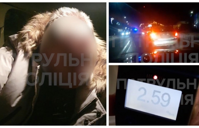 В Ужгороді патрульні "небайдужо" затримали п'яного водія (ВІДЕО)