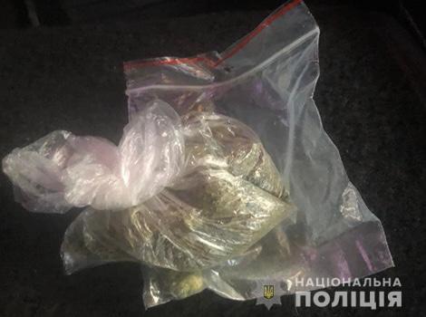 В автівці водія, що порушив ПДР на Ужгородщині, знайшли 2 поліетиленові пакети з марихуаною (ФОТО)