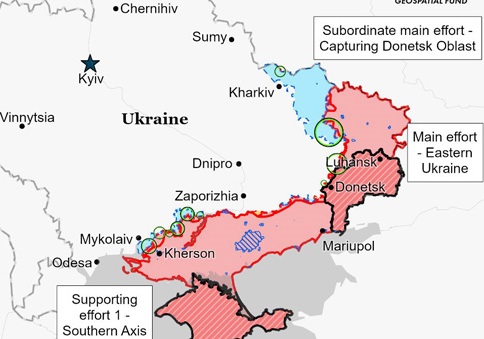путін більше хоче утримати окупований південь України, а не Луганщину – ISW
