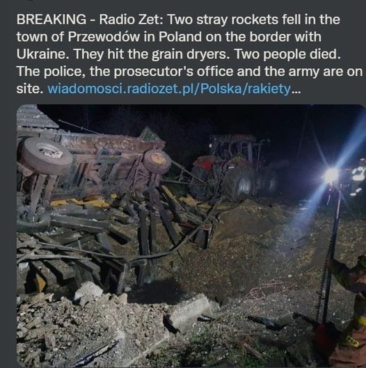 Дві російські ракети прилетіли в країну НАТО - Польщу і вбили двох людей (ФОТО)