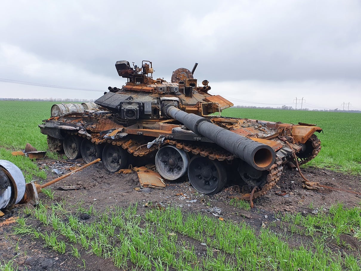 Штурмовики 128-ої закарпатської бригади знищили ворожий танк (ФОТО)